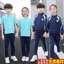 New college style kindergarten Garden clothing cotton spring summer four-piece childrens sportswear class uniforms primary school uniforms