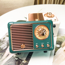 Bluetooth Speaker Wireless Mini Retro Small Sound Overweight Low Sound Cannon High Sound Quality Portable Valentines Day Gift Woman