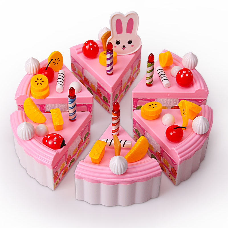水果切切乐小女孩礼物套装 儿童过家家生日蛋糕玩具宝宝仿真厨房