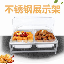 Display disc Divided Lattice Transparent Fruit Pan With Cover Condiment Cooked Food Cold Dish Rack Share Basin Seasonings Condiment