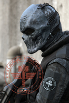 Chief python pattern tactical skull mask full face protection Python pattern camouflage personality CS protection Halloween