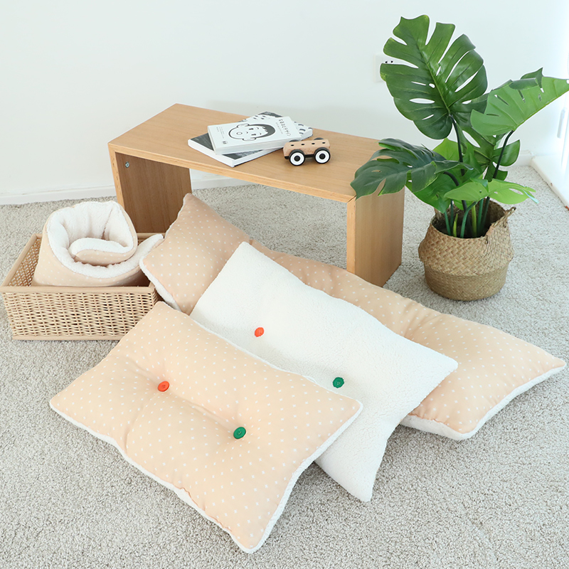 faroro baby bedding bedside set kids fall and winter imitation lambskin throw pillow cushion crash bed guardrail