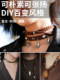 소 가죽 밧줄 목걸이 DIY 액세서리 로프 부드러운 꼰 펜던트 랜디드 블랙 백 둥근 가죽 스트립 소 가죽 밧줄 목걸이 DIY 액세서리 로프 부드러운 꼰 펜던트 랜디드 블랙 백 둥근 가죽 스트립
