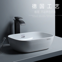 Nordic simple table basin washbasin Household ceramic washbasin Square washbasin Bathroom balcony washbasin pool