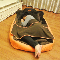 Huayuan dog bed Teddy golden retriever Labrador dog kennel can be removed and washed four seasons large and small dog pet nest