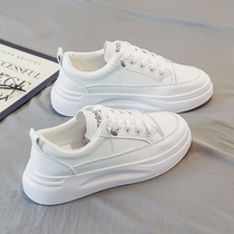 Small white shoes children 2021 new spring and autumn summer thin ins tide breathable leisure Joker students thick-soled shoes