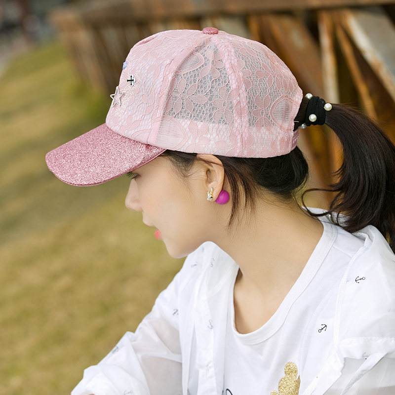 帽子女夏韩版棒球帽潮时尚百搭透气太阳帽夏季学生潮流凉帽鸭舌帽