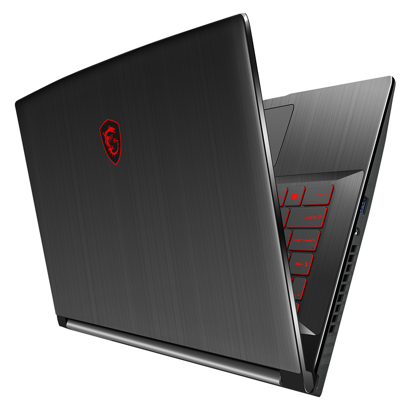 微星/msi 侠客gf63十代英特尔酷睿i7 gtx1650学生便携窄边框144hz电竞