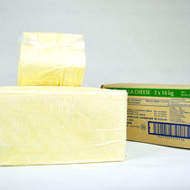 Anjia Mozzarella cheese block 10kg pizza cheese baked rice brushed original imported mozzarella
