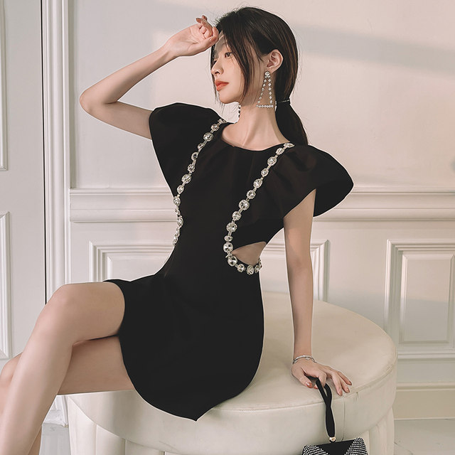 Small black dress women can usually wear light luxury niche high-end celebrities party dress skirt short dress Small black dress women can usually wear light luxury niche high-end celebrities party dress skirt short dress
