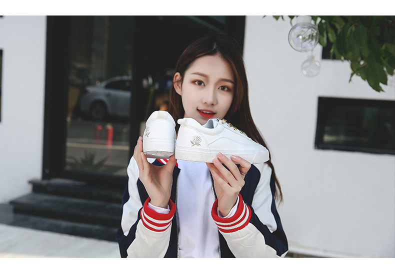 b.d.b/比迪比小白鞋女百搭学生街拍帆布鞋女生板鞋chic韩风鞋子