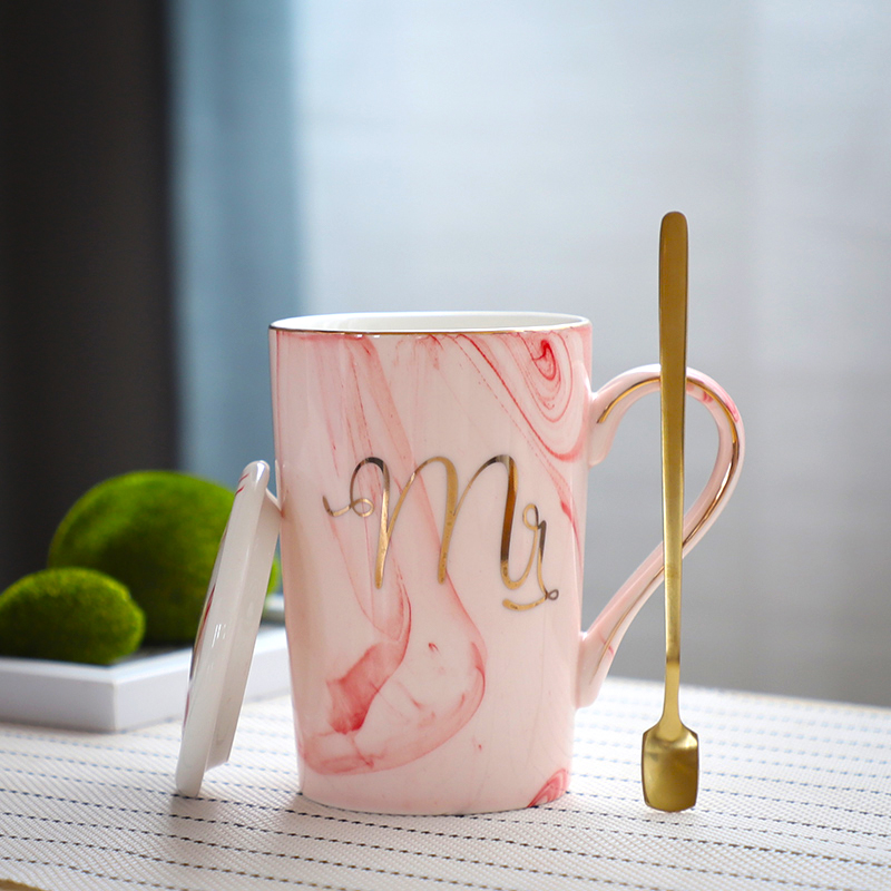 Nan sheng move flamingos Nordic ins wind ceramic coffee cup home office keller cup suit couples