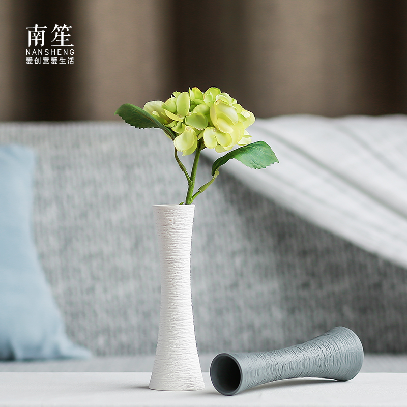 Nan sheng I and contracted household act the role ofing is tasted simulation flower, dried flower ceramic vase mesa place flower, flower art