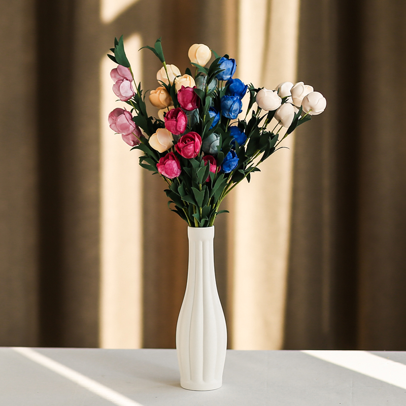 South sheng furnishing articles all over the sky star, dry flower simulation flower ceramic vase household act the role ofing is tasted mesa white flower arranging flowers