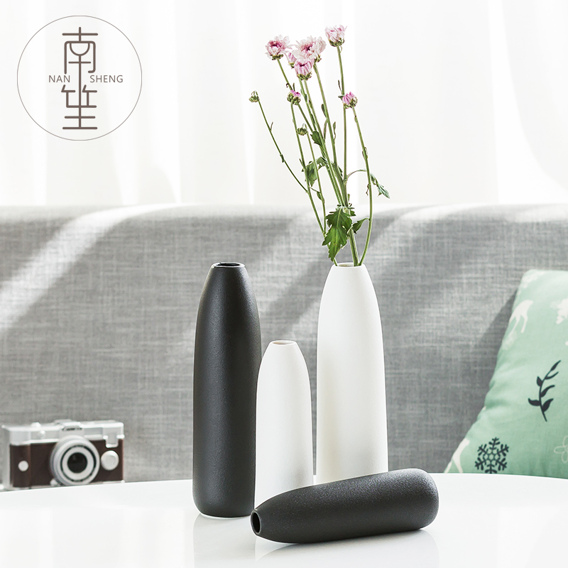 Nan sheng household act the role ofing is tasted furnishing articles ceramic vase of TV bar face sitting room simulation flowers, dried flowers, artificial flowers adornment