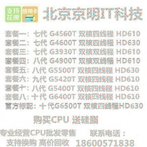 G3930T G4560T G6500T G4900T G5500T G4600T G5420T G5400T CPU