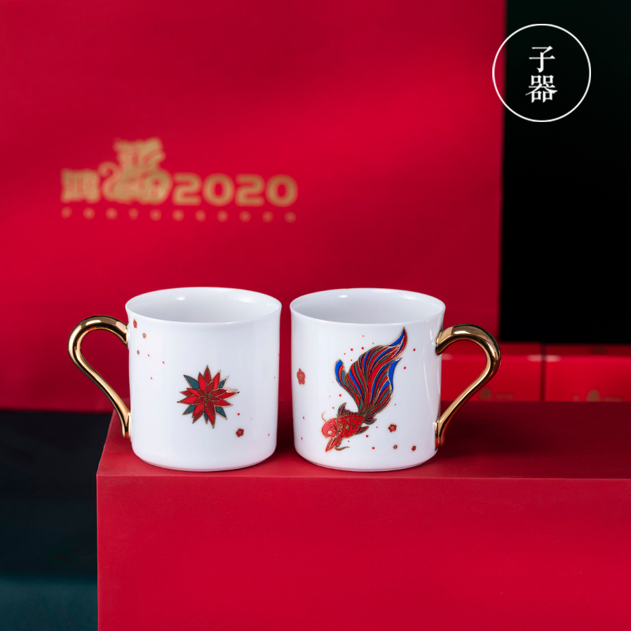 Jingdezhen high - end kung fu tea set home office sitting room more with every year gift set custom logo