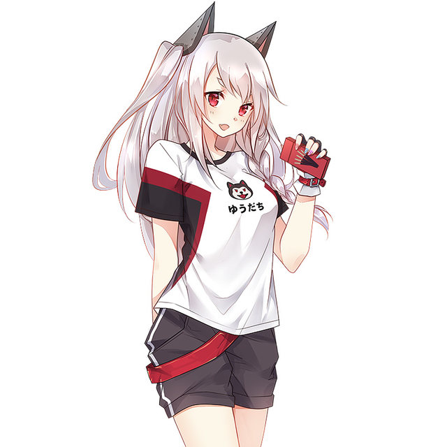 Moeyu Anime Peripheral Blue Lan Xi Li Route Fashion Short Sleeve T-shirt Second Element Game Student Men and Women Clothing Moeyu Anime Peripheral Blue Lan Xi Li Route Fashion Short Sleeve T-shirt Second Element Game Student Men and Women Clothing