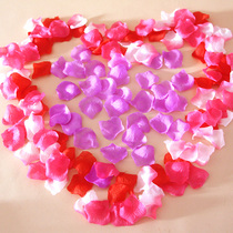 Wedding simulation petals flower simulation rose petals wedding room wedding bed decoration decoration supplies wedding props