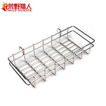 Imperial stainless steel hanging basket barbecue oven storage blue mesh blue adhesive hook tool BBQ barbecue accessories