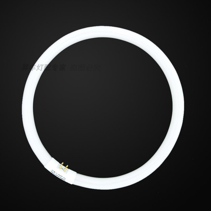 环形灯管家用t5t6圆形吸顶灯管三基色白光节能荧光灯22w32w40w55w