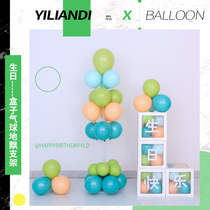 Birthday decoration party party party scene layout happy balloon surprise boy girl boy girl boy children background wall product