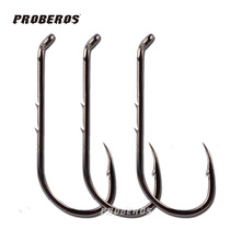 50 fish hooks with barbed high carbon steel single hook fine fishing hook fishing gear fishing accessories sea fishing hook