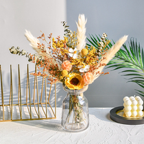 Advanced Dry Flowers Real Flower Ugali Cotton Bouquet Diy Material Small Rosewood Vita Living-room Furnishing Decorations Inn Wind Swing Pieces