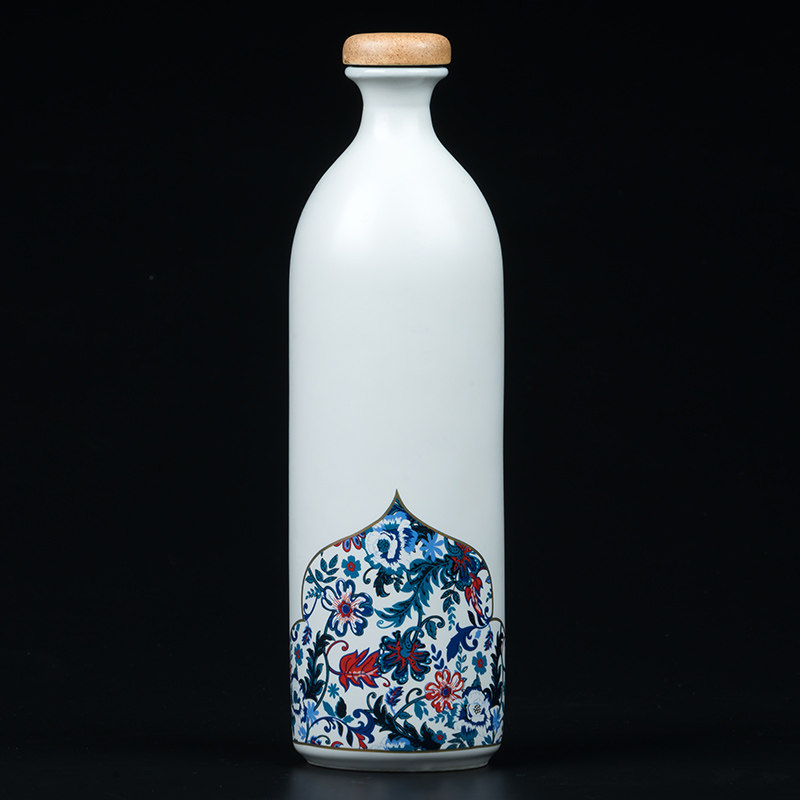 jingdezhen creative wine bottle household wine jug white wine small wine glass jug sealed ceramic one pound gift