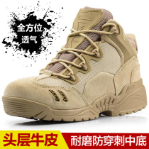 Zhanhe waterproof hiking shoes mens and womens summer ultra-light combat training boots military fans outdoor shock-absorbing breathable desert tactical boots