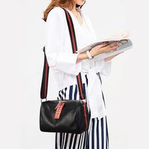 Genuine leather bag Girl 2021 new fashion Korean version 100 hitch headlayer cow leather soft leather diagonal satchel shoulder bag small bag