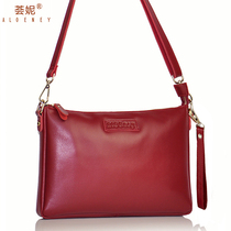 Skew Satchel Shoulder Bag Woman Bag Genuine Leather 2022 New Fashion 100 Hitch Large Capacity Bag Girl Leather Soft Leather Sloppy Cross Bag