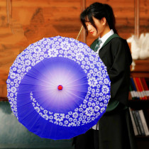 New photo robe to take picture of the old parachute silk paper umbrella turns cherry blossom decoration umbrella classical dance umbrella