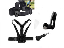 Suitable for Gopro7 6 5 Chest head with hat clip Osmo Head wear Chest wear Go Pro Shoulder strap Accessories