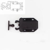 Cabinet door bouncer-free handle invisible door panel press type bounce switch hinge self-bounce press bomb door door touch beads