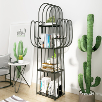 Nordic cactus shelves Childrens shelves Childrens bookshelves Living room Bedroom Toys storage racks Small bookcase bedside shelves