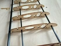 Ply processing baswood laminate processing aircraft mold board processing wood carving cutting wood processing