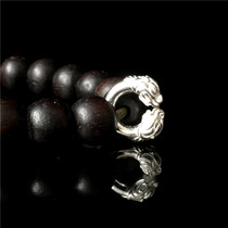 925 sterling silver bead card counter scorpion beast head star Moon Moon diamond Bodhi rosary Tibetan bright silver dragon buckle diy