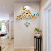 Watch net red wall clock Living room fashion household creative electronic clock Bedroom mute modern simple table wall clock