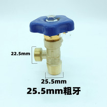 WP-15 small argon bottle valve bottle head assembly steel cylinder valve head argon cylinder valve fine teeth thick teeth style