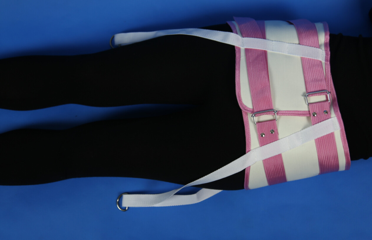 家用腰椎牵引带 牵引架腰间盘拉伸器绳子突出腰部床头固定带医用