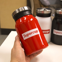 Creative simple literature and art students adult thermos cup personality trend with tea bottle ins Harajuku wind Cup children children