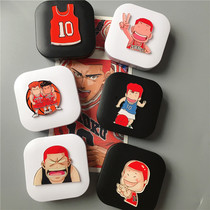 Douyin explosion basketball contact lens box slam dunk master Sakuragi Huadao beauty contact box net red men and women storage box