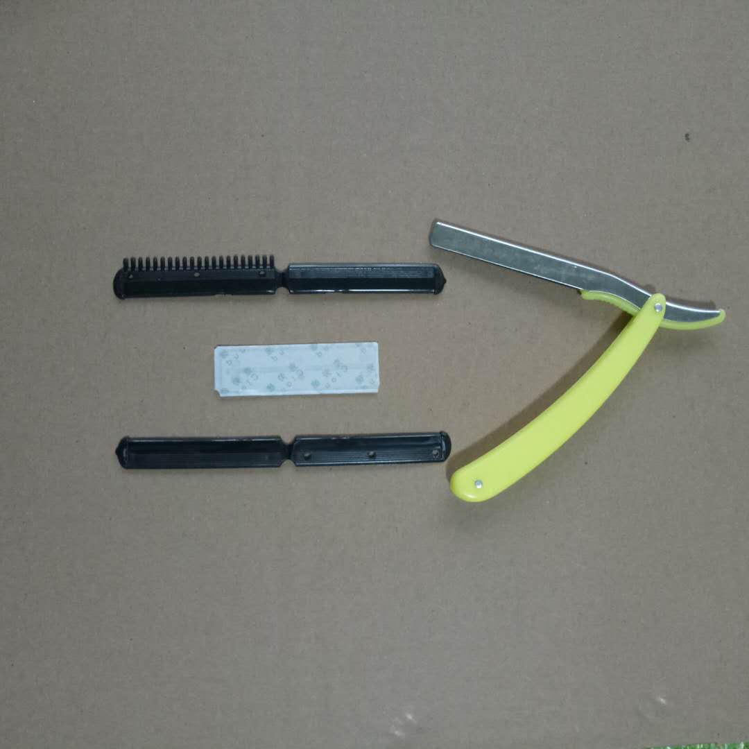 满20元包邮美发工具折叠修眉刀架子理发削发剃刀修面手动眉毛刀片