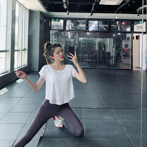 Loose Fitness Blouse Women Running Short Sleeve Breathable Mesh Yoga Suit White Sports Hood Cardigan Quick Dry T-shirt Summer