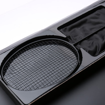 Badminton racket single shot Full carbon carbon fiber durable 4U small black racket training racket