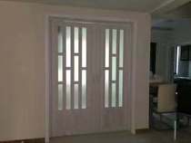 Office folding isolation door Kitchen Toilet Folding Door Home Plastic Plastic Steel Folding Door