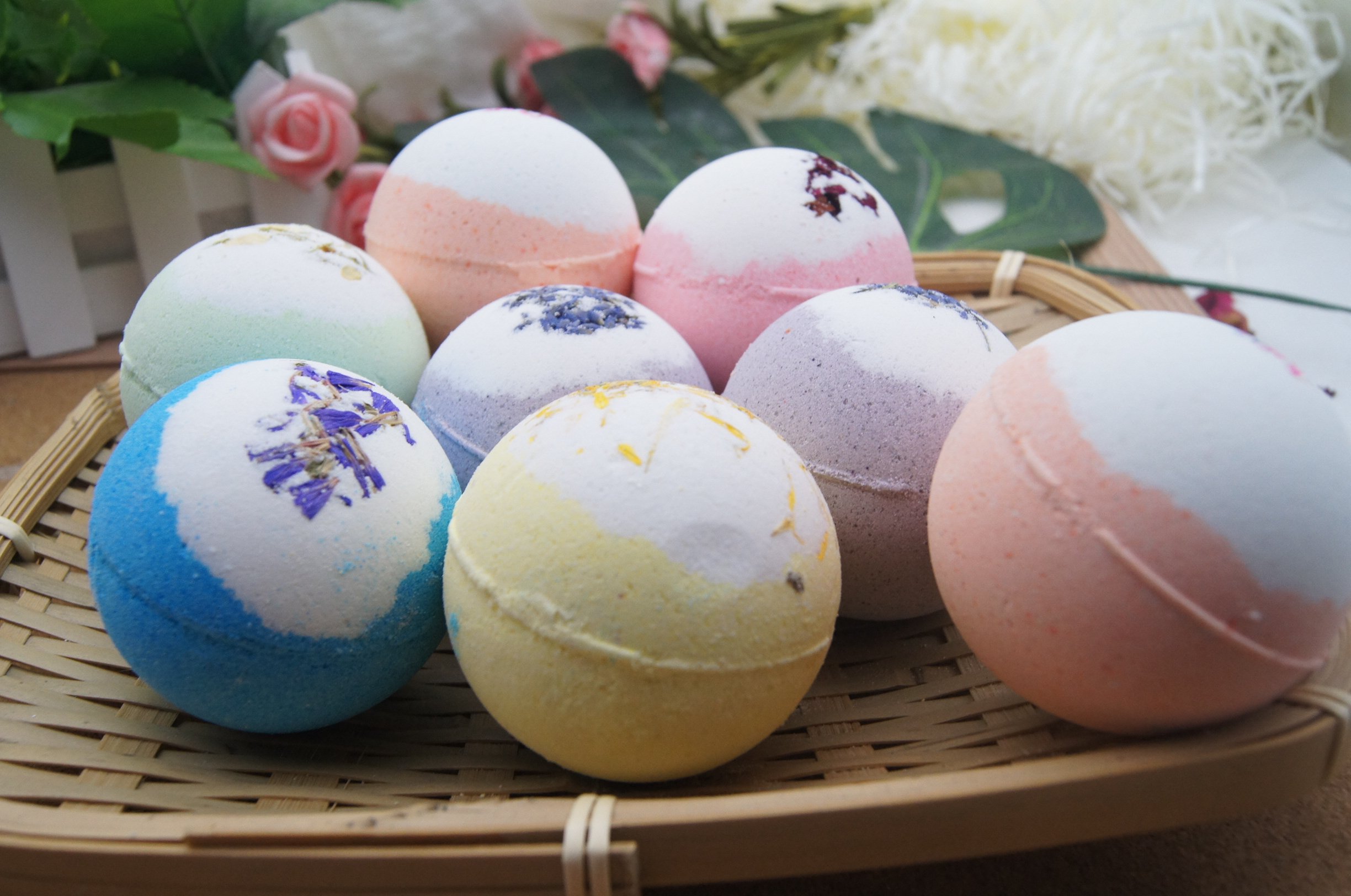 李佳琦推荐6球套装气泡弹网红沐浴球泡澡球香体泡泡浴球爆炸盐球