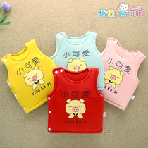 Baby vest autumn winter thick newborn horse clip warm baby waistcoat childrens coat mens and womens tide New