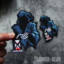 Coming backhand tactical morale chapter exquisite embroidery patch Velcro military fans backpack stickers creative stickers